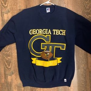 Vintage Georgia Tech Football Sweatshirt